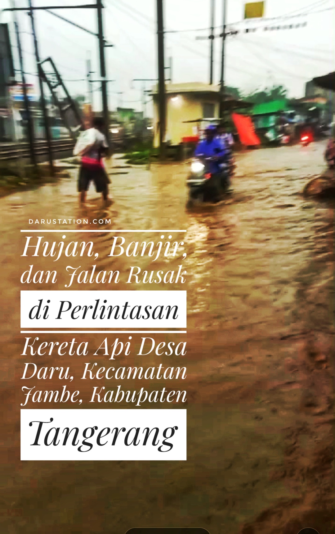 Perlintasan Kerete Api Desa Daru